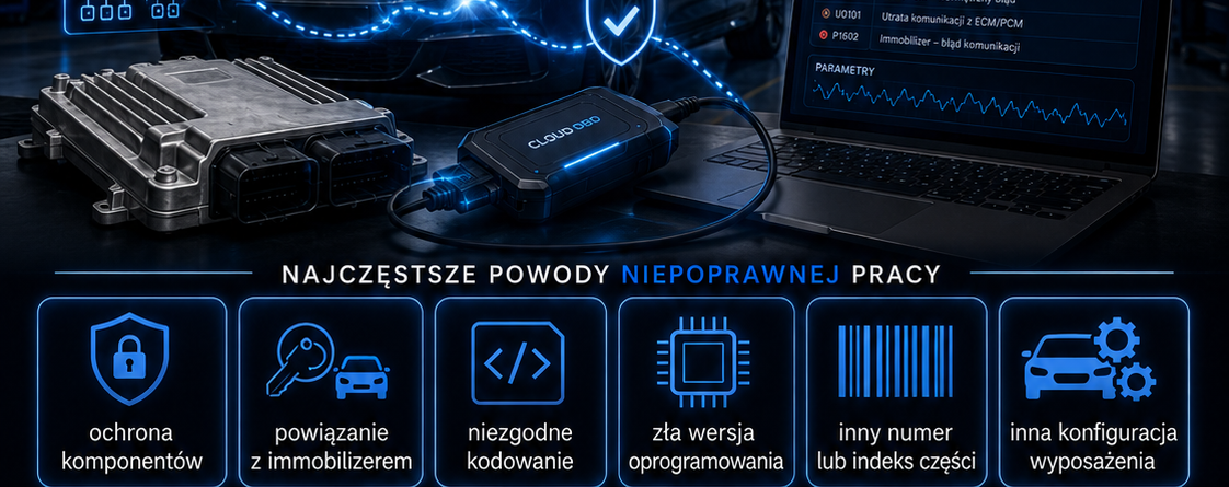 🌐 zdalnadiagnostyka.pl #ZdalnaDiagnostyka #CloudOBD #DiagnostykaSamochodowa #KodowanieSterowników #ProgramowanieSterowników #Adaptacja #Parametryzacja #ElektronikaSamochodowa #WarsztatSamochodowy #WsparcieDlaWarsztatów